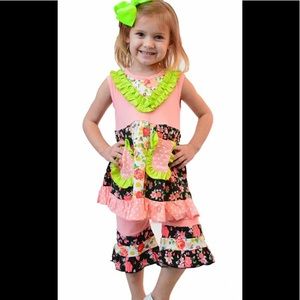 Little girl Capri outfit